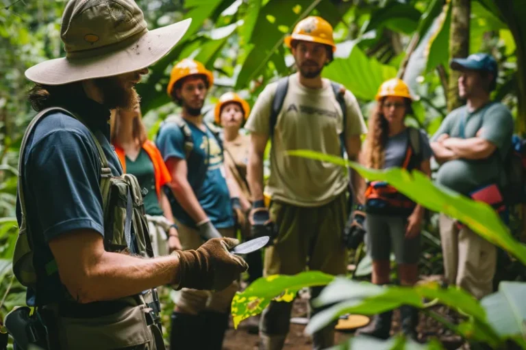 Capacitacion en el Uso del Machete para Voluntarios de Senderos