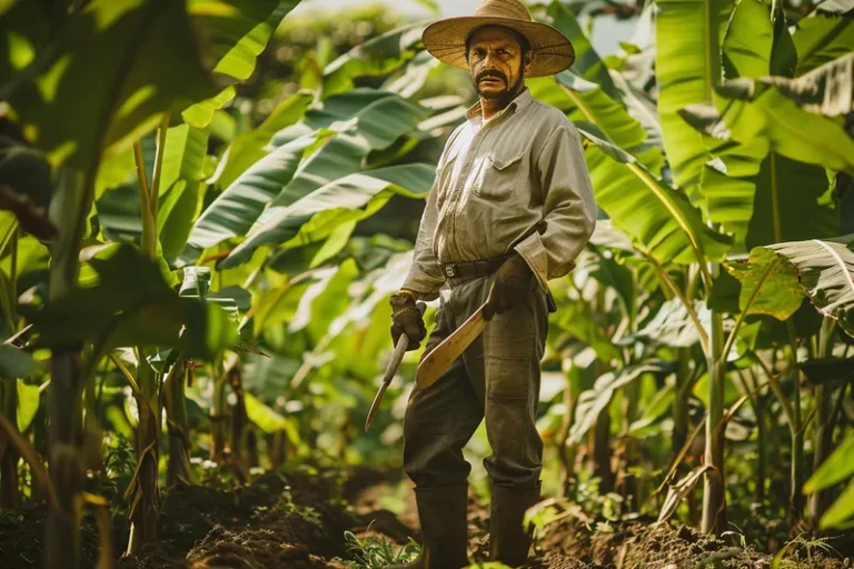 El machete como herramienta de poda en la agricultura