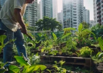 Machetes y agricultura urbana, usos prácticos en espacios reducidos