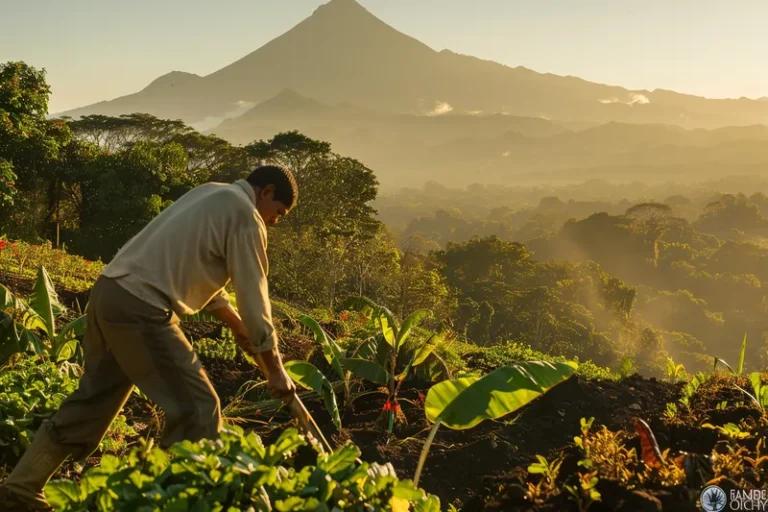 Agricultura de Montana Uso del Machete en Terrenos Dificiles