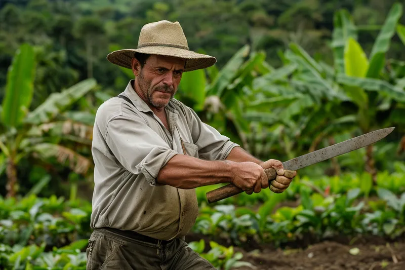 Entrenamiento Basico para el Uso del Machete en la Agricultura