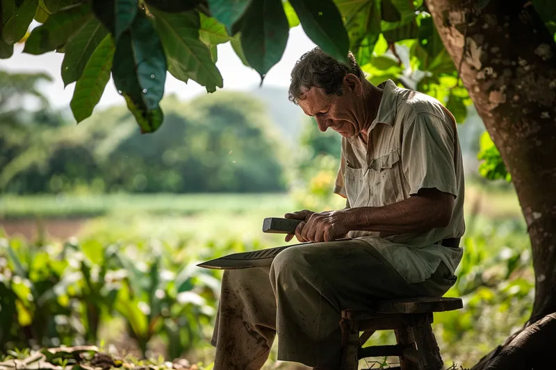 Tecnicas de Afilado a Mano para Machetes Un Arte Esencial para el Agricultor 1